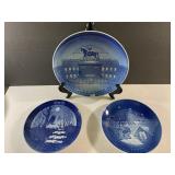 Royal Copenhagen 7 and 9" plates-stands not