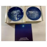 Two 7" Royal Copenhagen plates