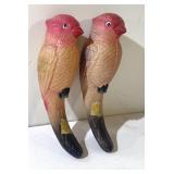Antique Celluloid Parrots