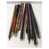 Vintage quill dip calligraphy pens