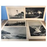 Various vintage antique prints