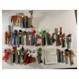 Vintage clothes pin dolls/ornaments