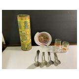 Spaghetti tin, ashtray and more