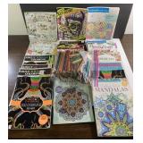 Adult Coloring books & colored pencils