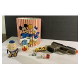 Vintage Mickey Mouse tin, wind up Humpty Dumpty