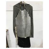 LARPing gear including Metal Chest Protector