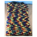 54x 42" Colorful Afghan