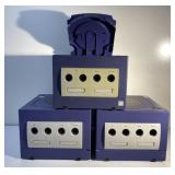 3 Vintage Nintendo Game Cubes-not tested