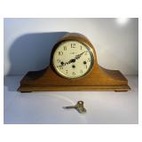 Vintage Howard Miller Mantel Clock- w/ key-Works