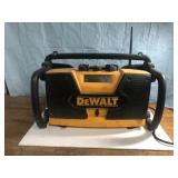 DeWALT job site radio tested and works