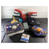 Golden Tee, Space Invaders, Dirt Rebel MX,