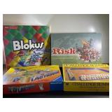 Blokus, Risk, 3D Labyrinth and Challenge Rummy
