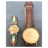 2 watches, timed with cool band, and Daniel