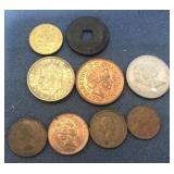 Foreign coins
