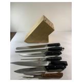 Knife block and assorted knives