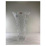 24% lead crystal vase 13-1/2" tall