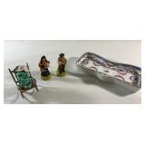 Vintage frog in rocking char and more!