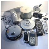 2 CD Players, Speakers, Old Cell Phones, CD