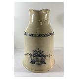 10" tall salt glaze? Handled pitcher