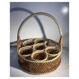 Woven Compartment Basket