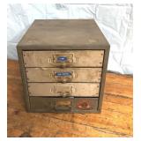 10"x10"x12" utility tray metal lot 2