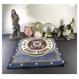 United States Coast Guard Flag, (2) Snowglobes,