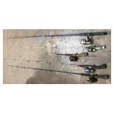 Fishing poles and reels Zebco 77