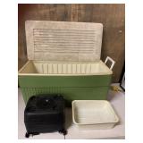 Large thermos cooler with small cooler