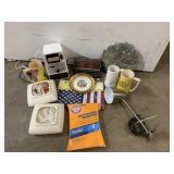 Plates, mugs snd misc