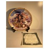 Limited Edition "Proud to Serve" Collectors Plate