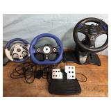Steering wheel gaming controllers-not tested