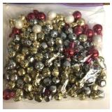 Antique glass ball & bell Christmas ornaments