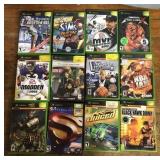 X-Box Games-NBA, Black Hawk Down, Juiced, Madden,