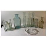 Antique medicine bottles-Foley, Castoria, Whitte-