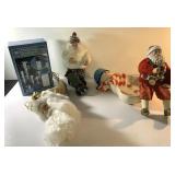 NEAT Santa Christmas decor & NEW lights