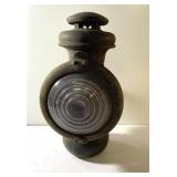 Antique kerosene head lamp car lantern light