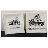 Vintage 4x4" Bernad Creations, Yonkers, NY glass