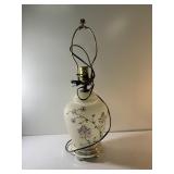 Vintage night stand lamp-20" tall to top of finial