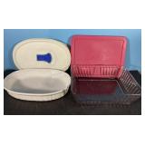 Corning Ware casseroles with lids