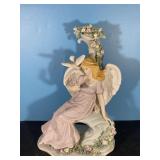 Porcelain Angel Figurine 13" tall