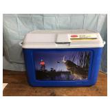 Rubbermaid 48 quart ice chest fully insulated in