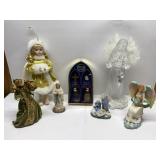 Pretty angels and other religious decor