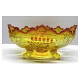 Vintage Jeanette Glass Grape Design Bowl