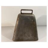 Antique 4" tall metal cow bell