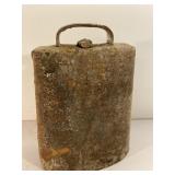 Antique 6" tall cow bell