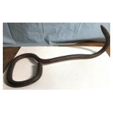 Antique metal hay hook