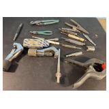 Tool lot-clamp, bits, pliers more