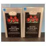 NEW red LED Christmas lights Trim A Home