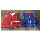 Vintage Stearns adult life jackets
