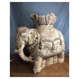Ceramic elephant - 24 inches tall
